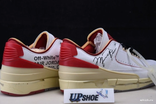 Cheap EP White Retro DJ4375-106 O-W SP DJ4375-106 Jordan Red 2 Low Air 0405